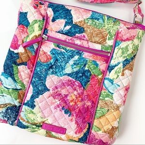 Vera Bradley Vibrant Floral Quilted Crossbody Bag
